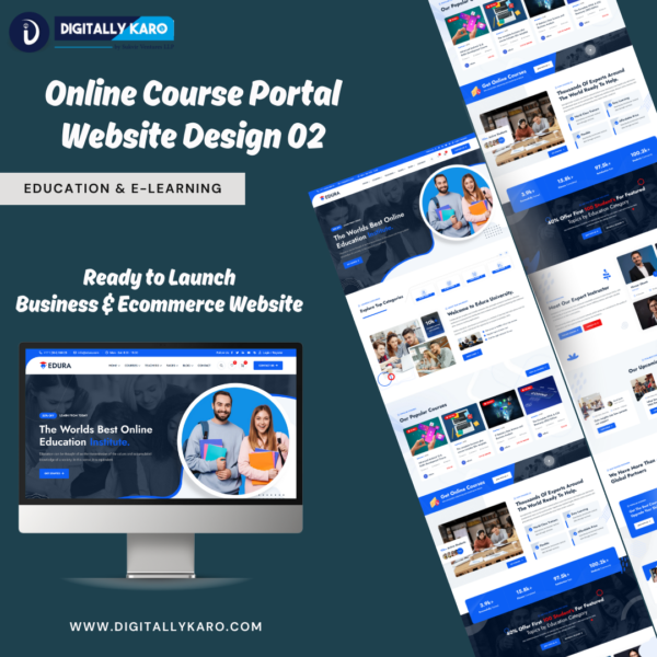 Online Course Portal Website Design 02