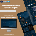 Astrology / Numerology Website Design 02