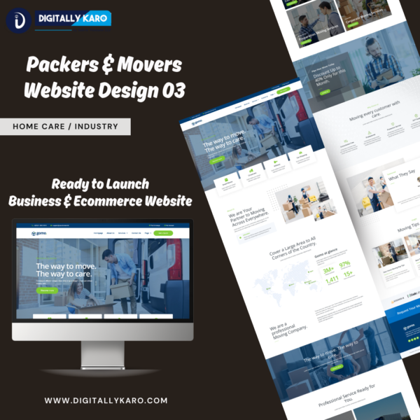 Movers & Packers Website Design 03