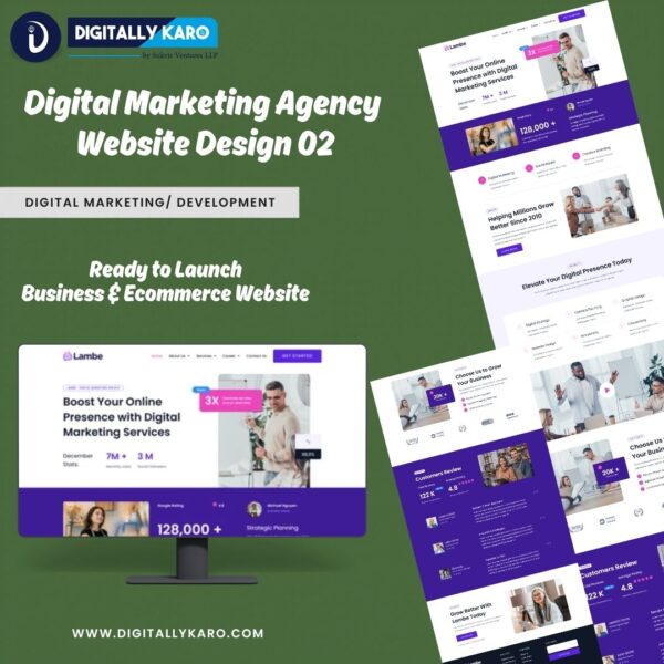 Digital Marketing Agency Website Design 02