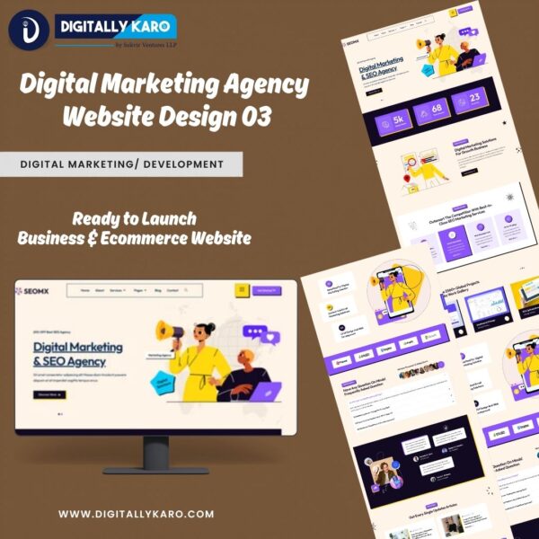 Digital Marketing Agency Website Design 03